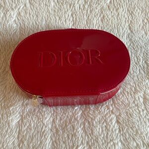 Dior Glossy Red Cosmetic Case
